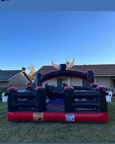 Red Black Mechanical Bull rental