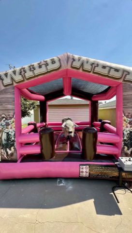 Wild West Pink Mechanical Bull rental