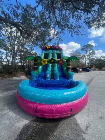 Tropical Sunflower Waterslide rental